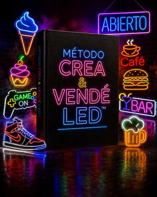 Mega Curso Completo para Crear Carteles Luminosos y Convertirlos en un Negocio Exitoso.